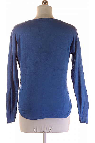  Halenka Pletená Modrá Vel. M