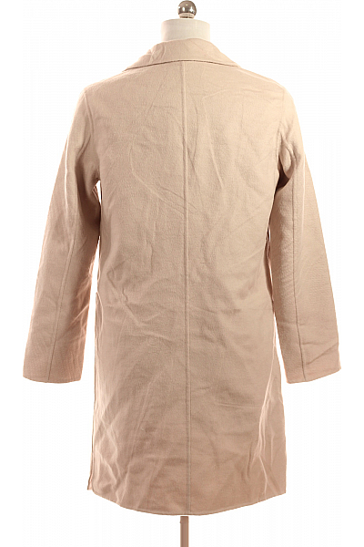 COMMA Dámský Kabát Vlněný Béžový Vel. 34