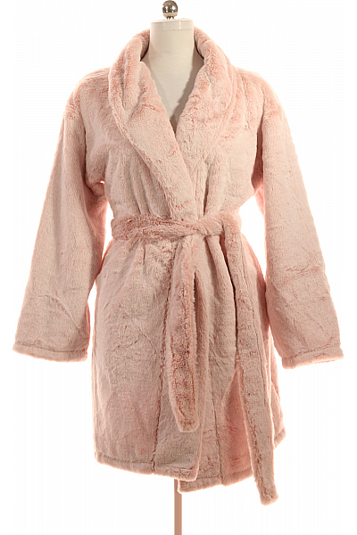 Asos Dámský Kožich Růžový Second Hand Vel. M