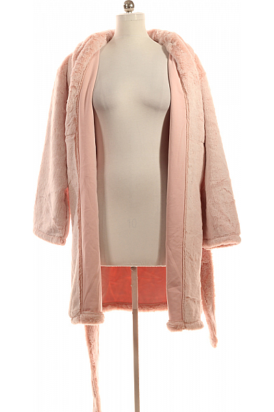 Asos Dámský Kožich Růžový Second hand Vel. M