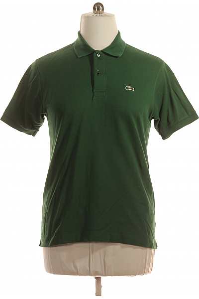 Pánské Tričko Zelené LACOSTE Second Hand