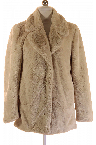 Dámský Kabát Béžový Second Hand Vel. XS Dámský Kabát Béžový Second Hand Vel. XS