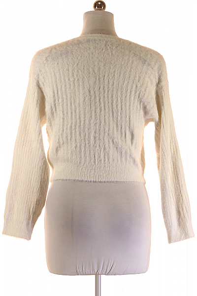 Dámský Cardigan Bílý Bershka Vel.  M