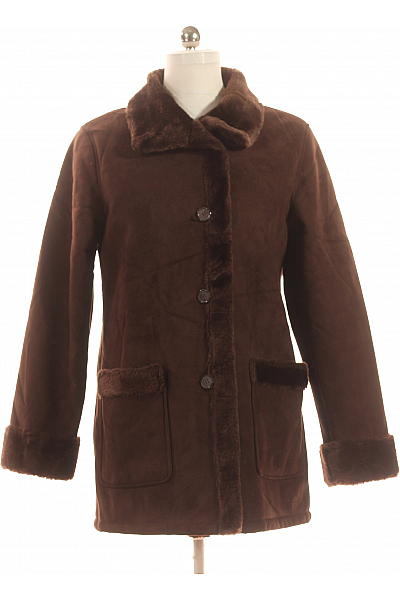 Dámský Kožich Hnědý Second Hand Vel. 40