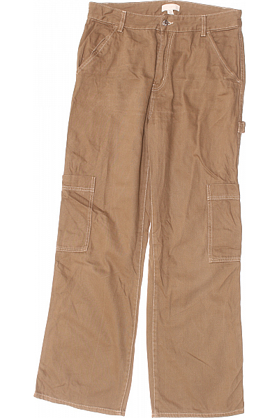 Pánské Kalhoty Hnědé Vel. 44