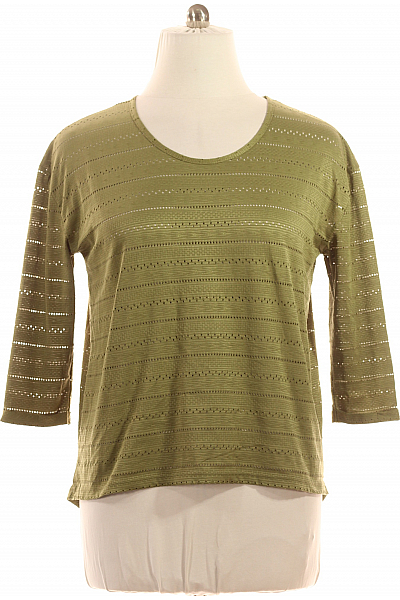  Halenka Jednobarevná Zelená Gina Benotti Second Hand Vel. L