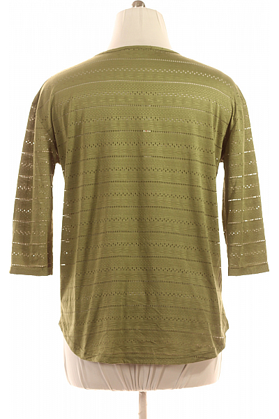  Halenka Jednobarevná Zelená Gina Benotti Second hand Vel. L