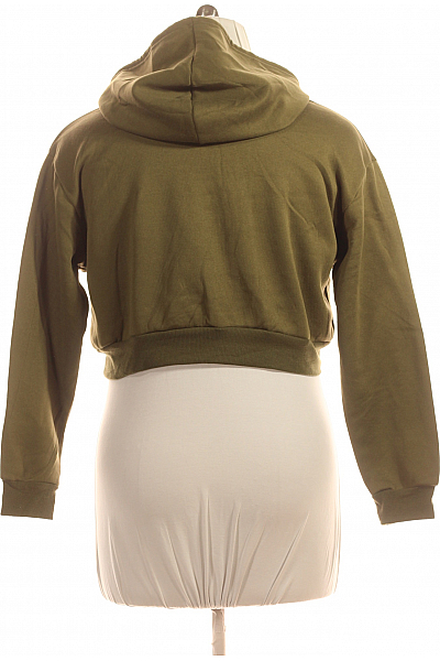 Shein Dámská Mikina Bez Zapínání Khaká Vel. L