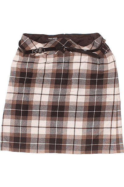 GERRY WEBER Kostkovaná  Sukně Barevná Vel. 42