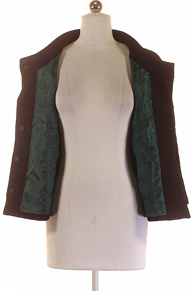 Teplé Dámské Sako Vlněné Černé Second hand Vel.  36