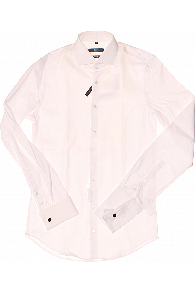 Pánská Košile Bílá Jake*s Vel. 35/36