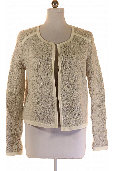 Dámský Svetr Vlněný Šedý Vel. 40 Dámský Svetr Vlněný Šedý Vel. 40