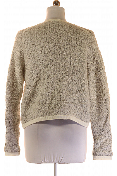 Dámský Svetr Vlněný Šedý Vel. 40