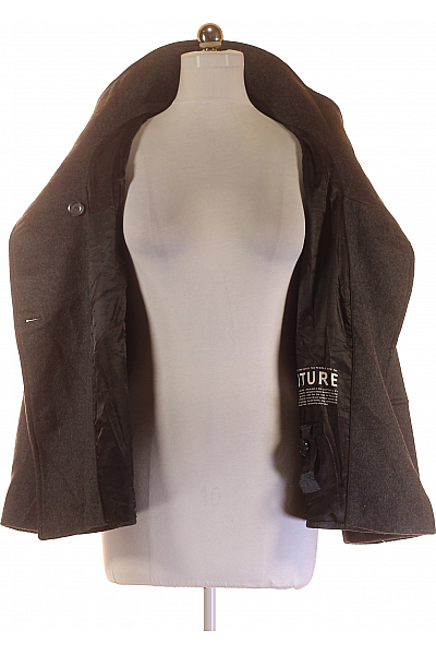 S.OLIVER Dámský Kabát Šedý Second hand Vel. 42