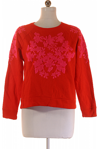 Dámská Mikina Bez Zapínání Červená Vel. M Dámská Mikina Bez Zapínání Červená Vel. M