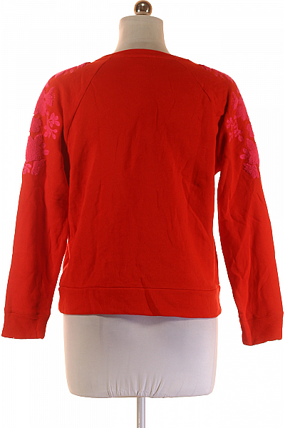 Dámská Mikina Bez Zapínání Červená Vel. M