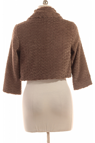 ZARA Krátký Dámský Kabát Hnědý Vel.  M