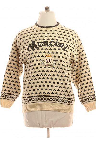 Nencini Pánský Svetr Vlněný Béžový Vel. M