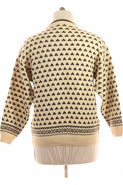 Nencini Pánský Svetr Vlněný Béžový Vel. M