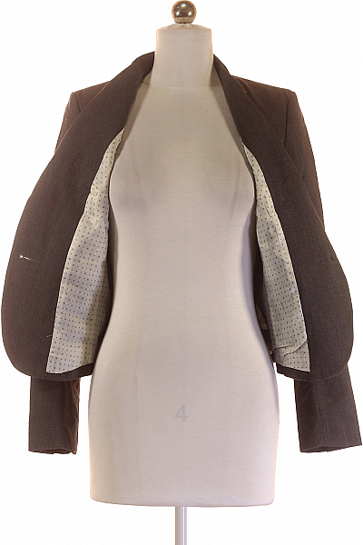 Společenské Dámské Sako Šedé Second hand Vel. 34