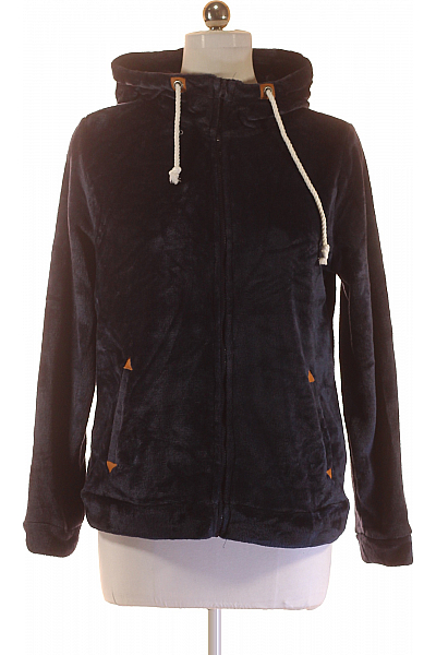 Dámská Mikina Rozepínací Modrá Vel. 42