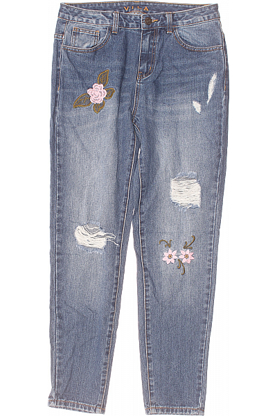 Dámské Džíny Modré VILA Vel. S+