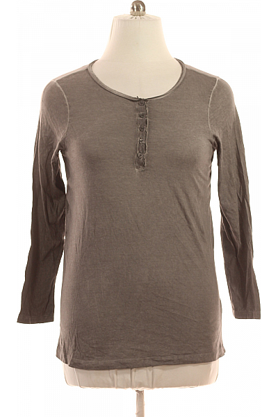 Jednoduché Dámské Tričko Šedé Second Hand Vel. 44/46