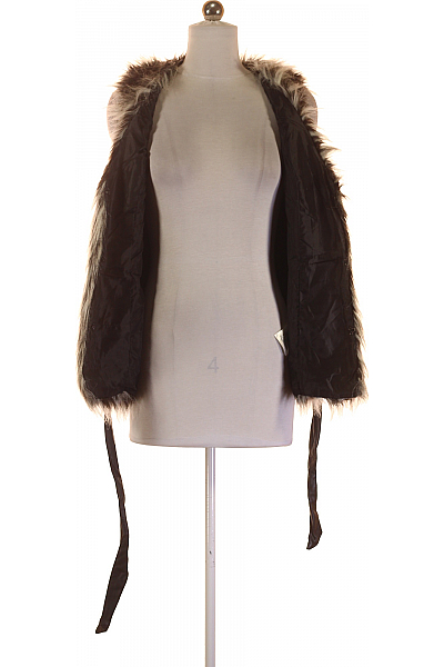 Amisu Kratká Dámská Vesta Černobílá Vel. 34