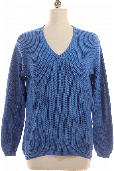 Basefield Dámský Pulovr Modrý Second Hand Vel. L