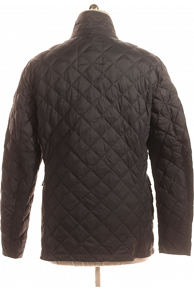 Prošívaná Pánská Bunda Modrá Second hand Vel. 52