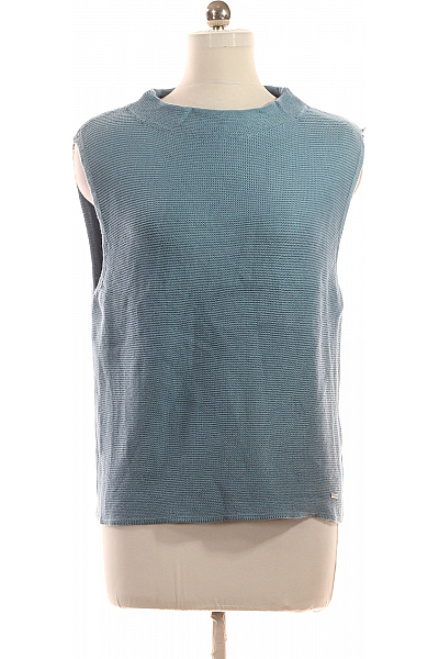 MORE & Dámská Vesta Modrá Second Hand Vel. 38