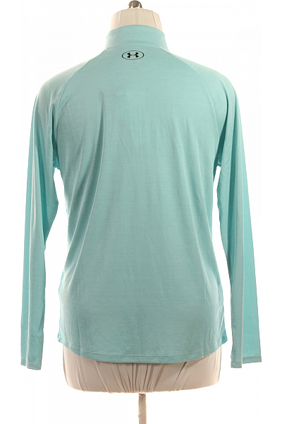 UNDER ARMOUR Sportovní Pánské Tričko s Dlouhým Rukávem Polyesterové Modré