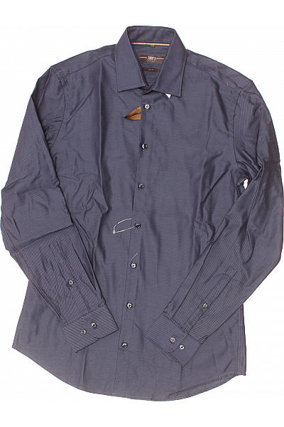 Pánská Košile Jednobarevná Modrá Jake*s Vel. 37/38