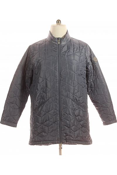 Ulla Popken Prošívaná Dámská Bunda Modrá