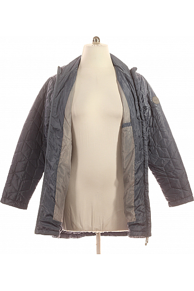 Ulla Popken Prošívaná Dámská Bunda Modrá