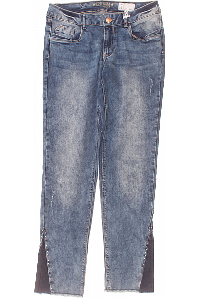 Boyfriend Dámské Džíny Modré Vel. 38