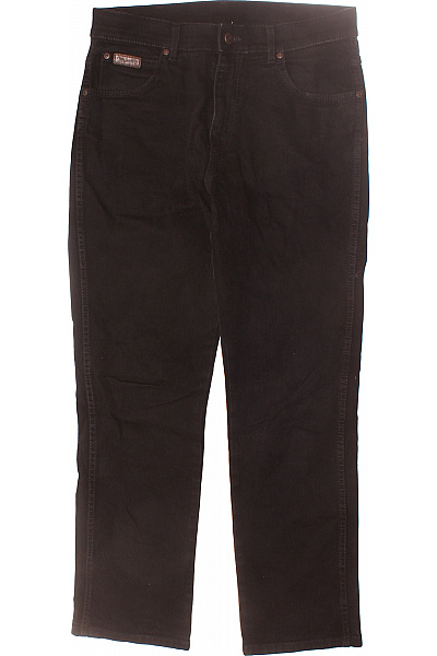 Pánské Rovné Džíny Černé Wrangler