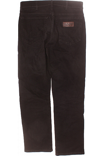 Pánské Rovné Džíny Černé Wrangler