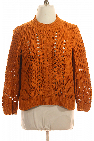 VERO MODA Dámský Pulovr Oranžový Vel. L VERO MODA Dámský Pulovr Oranžový Vel. L