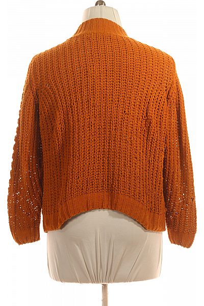 VERO MODA Dámský Pulovr Oranžový Vel. L