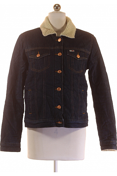 TOMMY HILFIGER Dámská Přechodné Bundy Modrá Vel. S