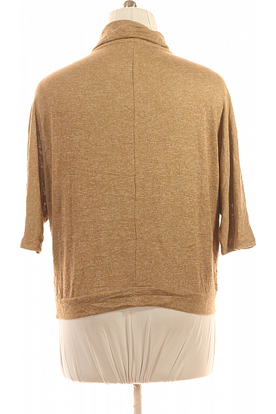 Jednoduché Dámské Tričko Béžové TOM TAILOR Vel. L