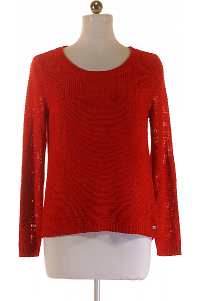 Dámský Svetr Červený ONLY Second Hand Vel. L