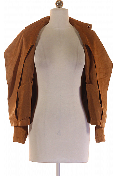 Talk About Krátký Dámský Kabát Hnědý Vel. 34