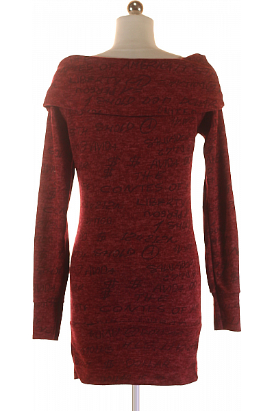  Šaty Pletené Vínová