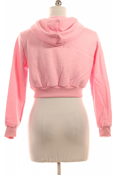 Dámská Mikina Rozepínací Růžová Shein Second hand Vel. M