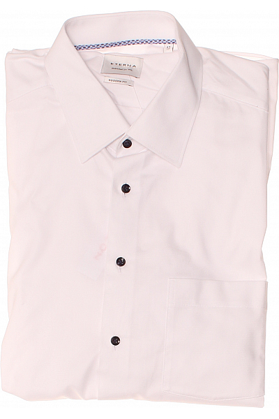 Pánská Košile Bílá ETERNA Vel. 43