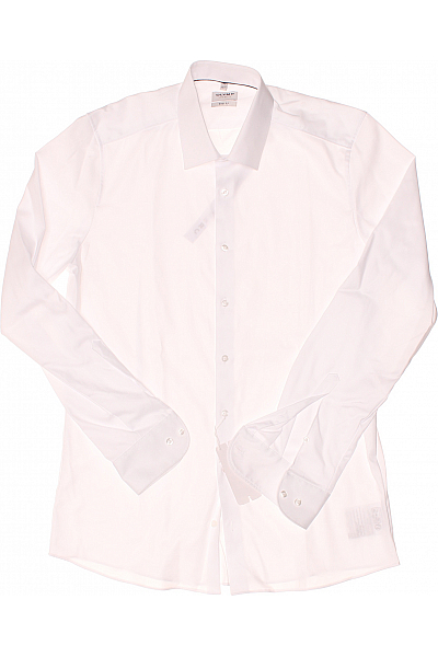 Pánská Košile Bílá OLYMP Vel. 40