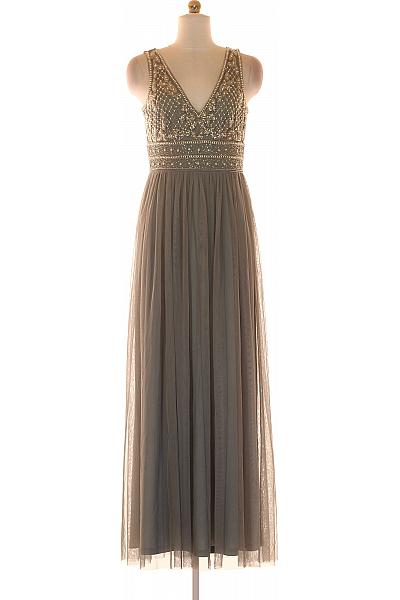 LACE &BEADS Společenské  Šaty Zelené Vel. M