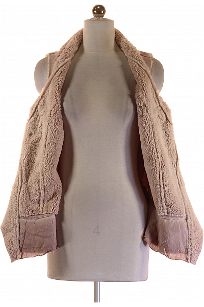 Kratká Dámská Vesta Růžová Vel. S